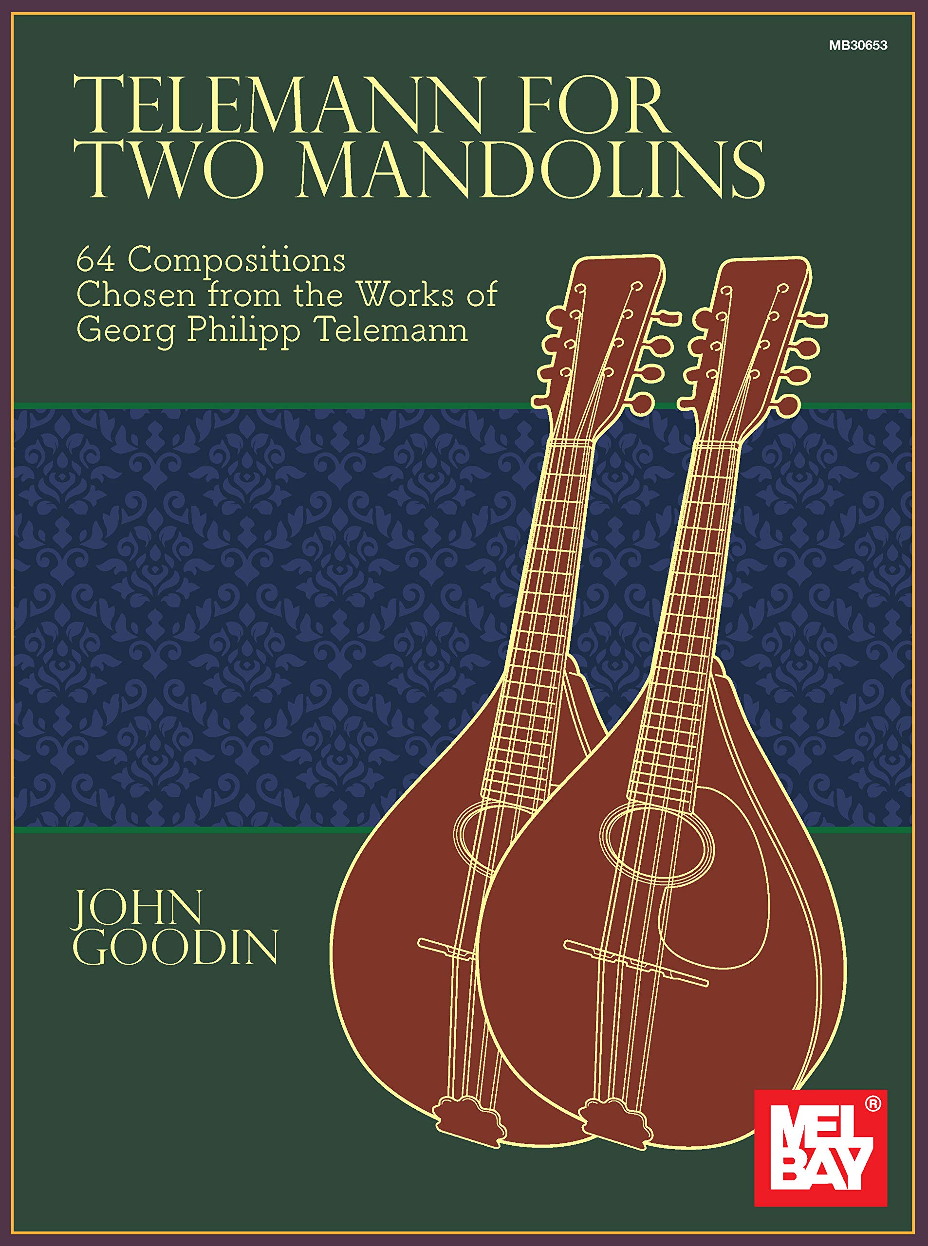 Telemann pour deux mandolines : recueil prestigieux de 64 pièces baroques