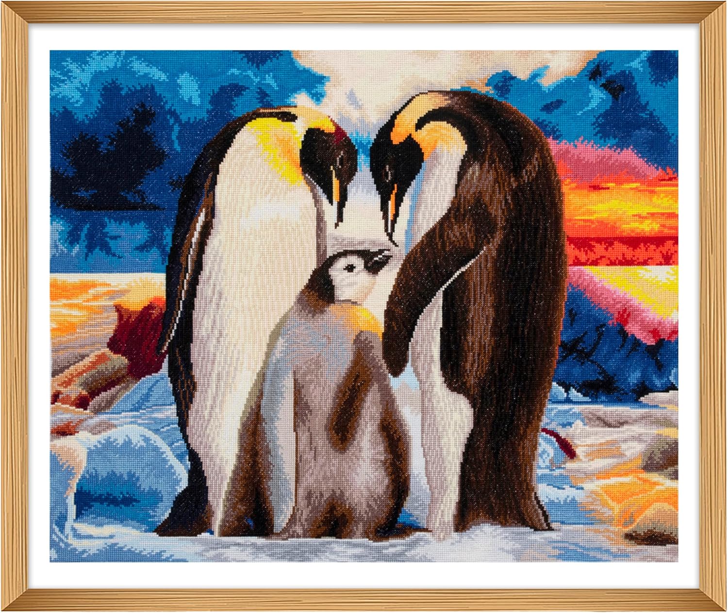 Trimits Counted Cross Stitch Kit: Extra Large: Penguins
