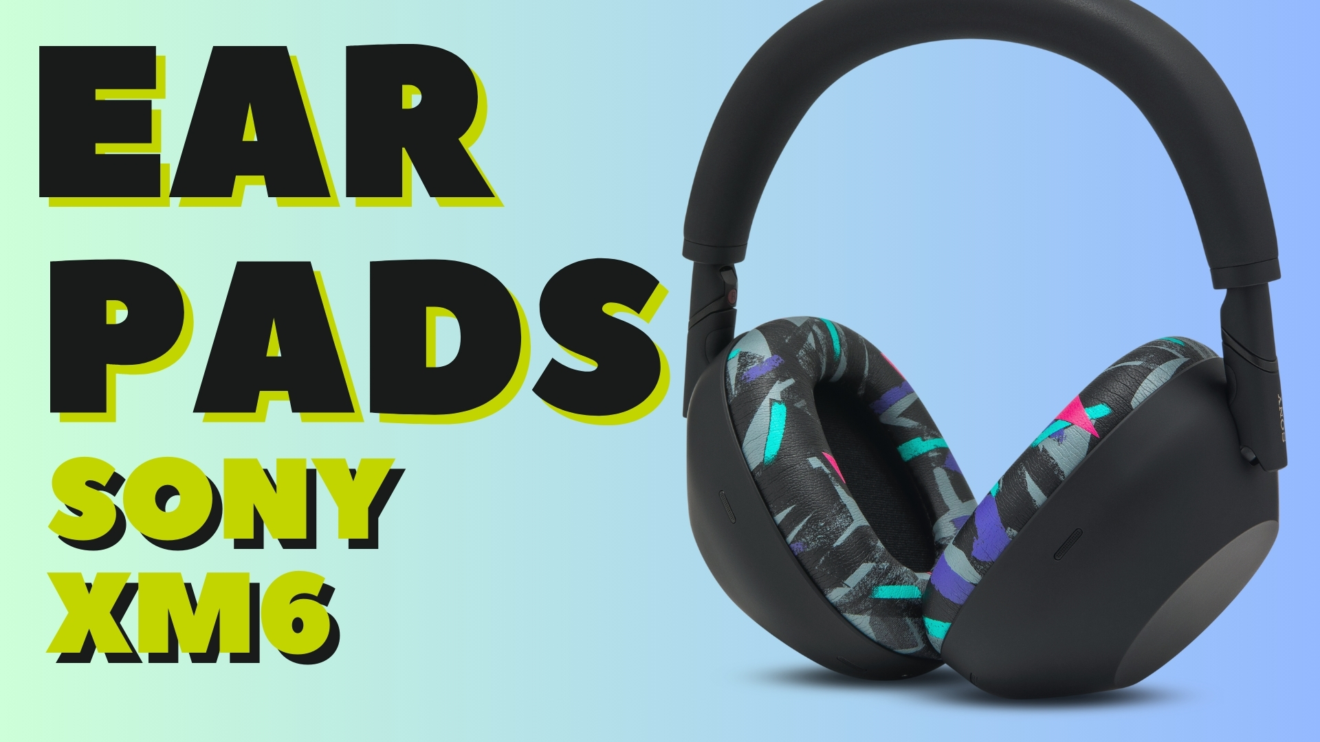 WC PadZ XM6 – Premium Replacement Earpads Compatible with Sony WH