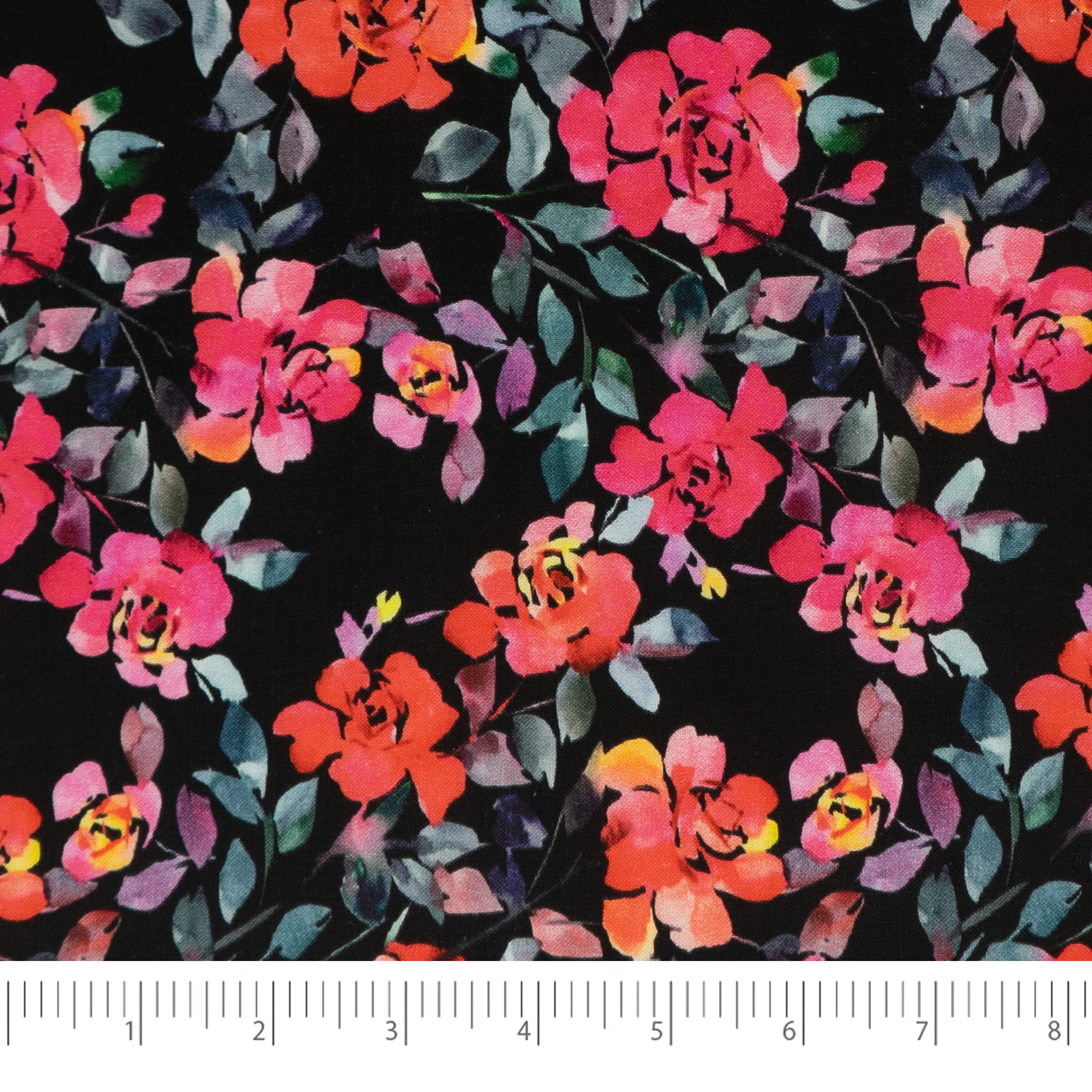 Singer Fabric, 100% Cotton, Rockin Roses, Cut by The Yard