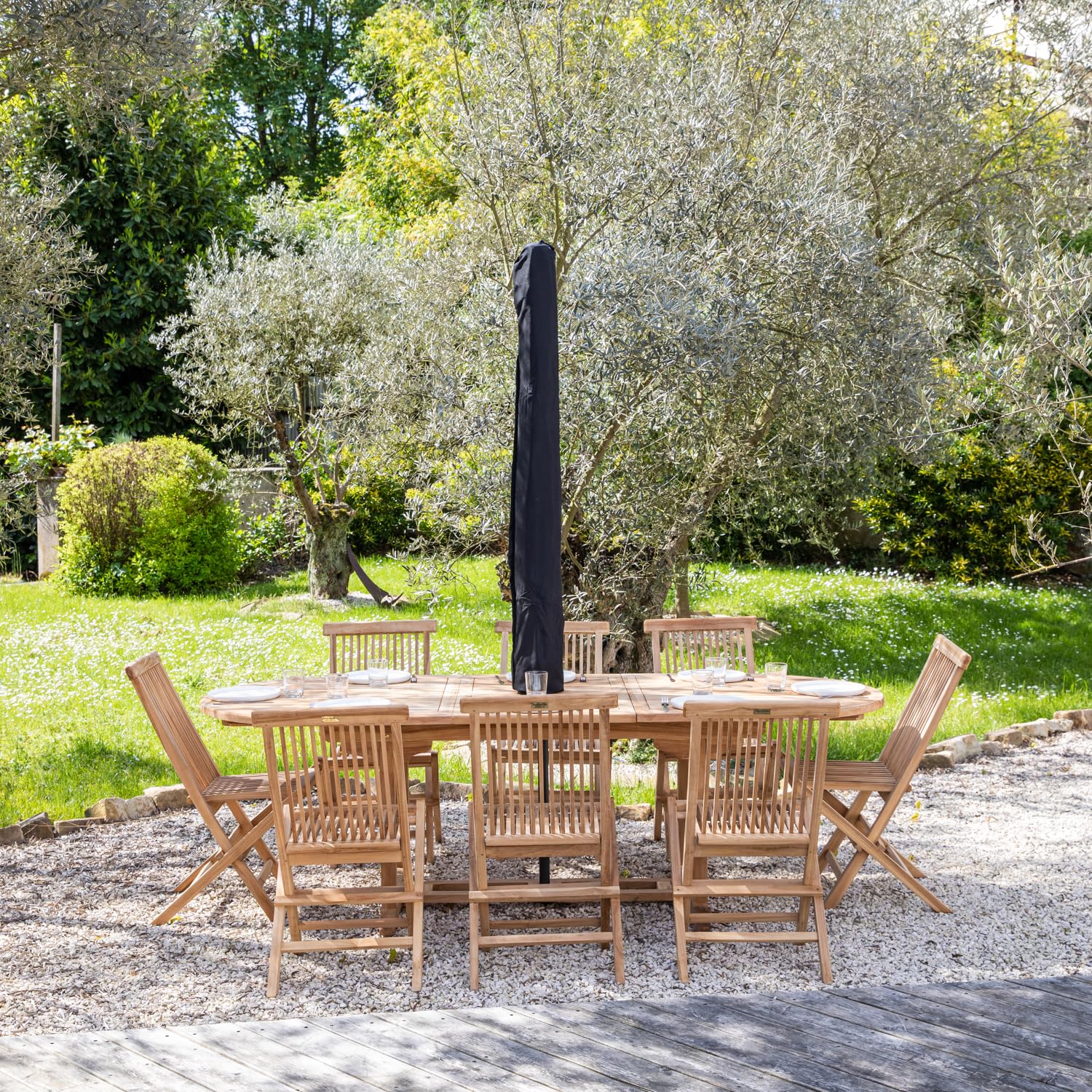 Copertura Di Ricambio Per Ombrellone Rettangolare HAPUNA 2x3m – Beige, In Poliestere Idrorepellente E Anti-UV, Facile Da Montare