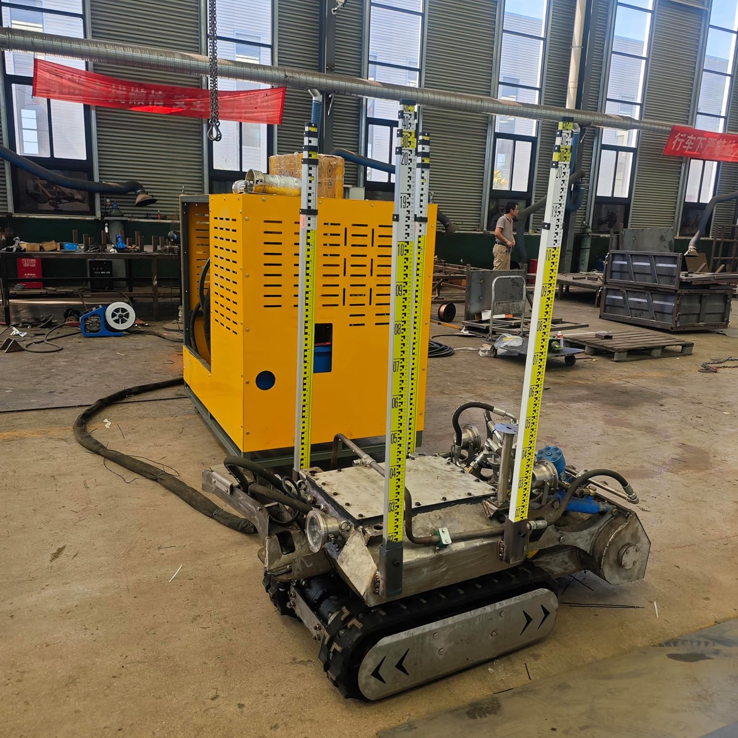 Waterway Desilting Robot for River Maintenance, High-Performance Sludge Removal System for Canals Reservoirs and Portable Design