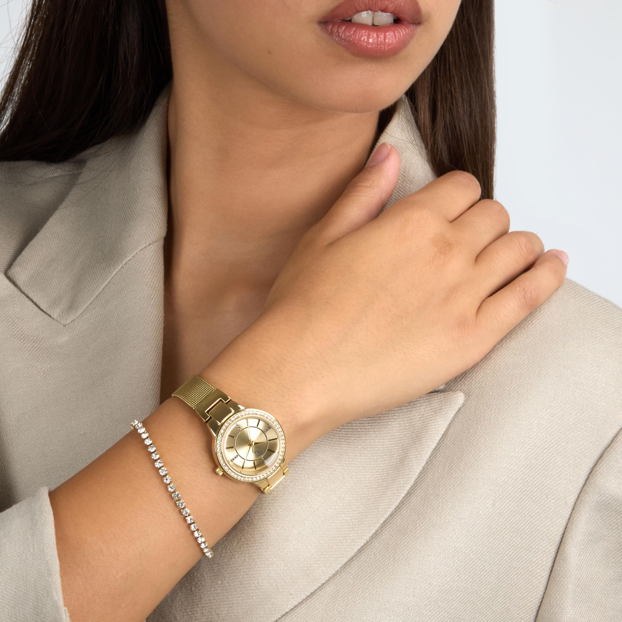 B&G Desiderio Montre Femme Seule Heure | Acier, Boîtier 29.00mm, Poli, R3853247520