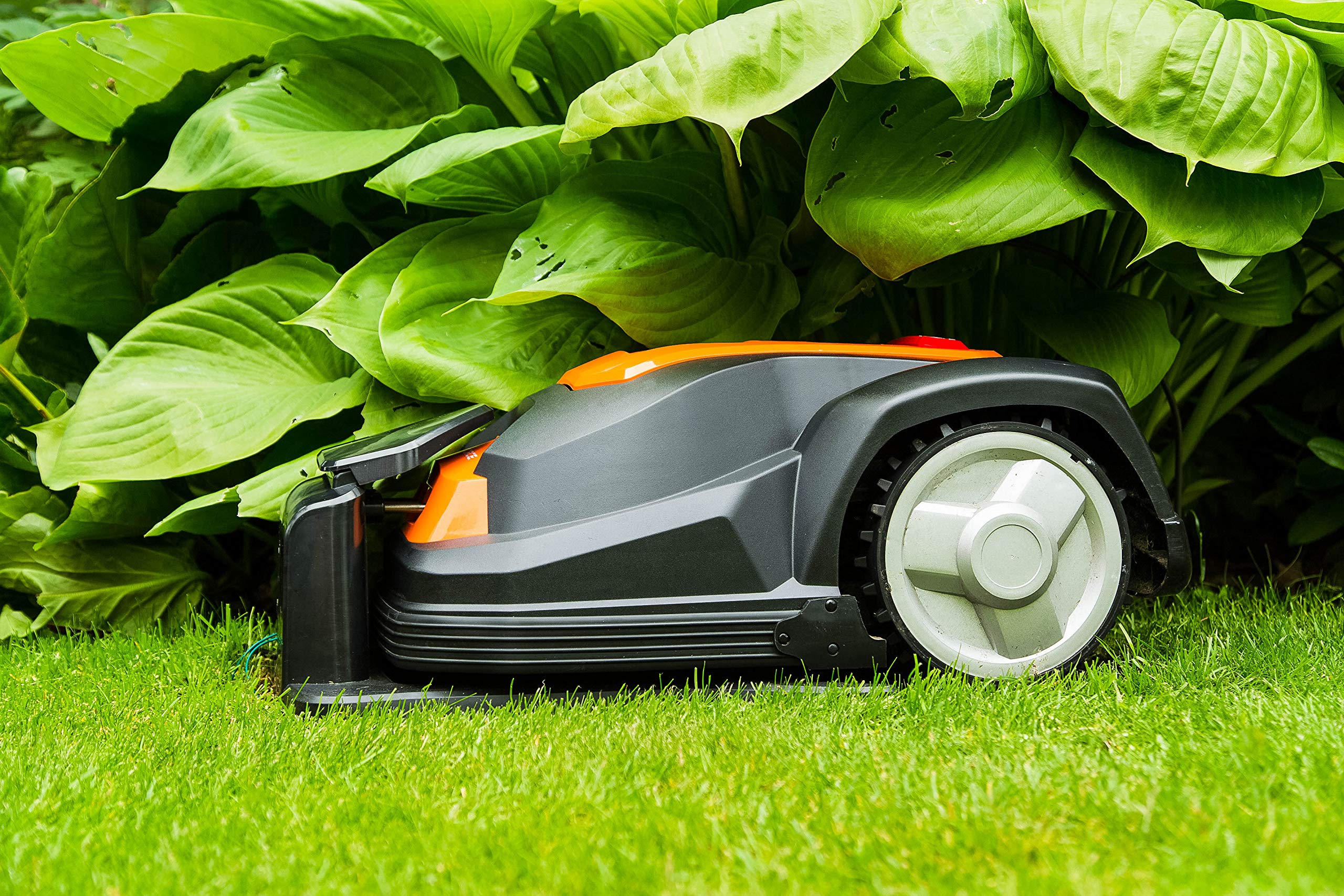 YARD FORCE SA650ECO Robot cortacésped, 28 V, Negro/Naranja