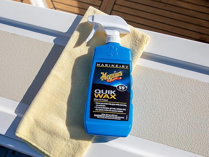 Cera Líquida Meguiar's Marine & RV Quik Wax 16 oz miniatura 2