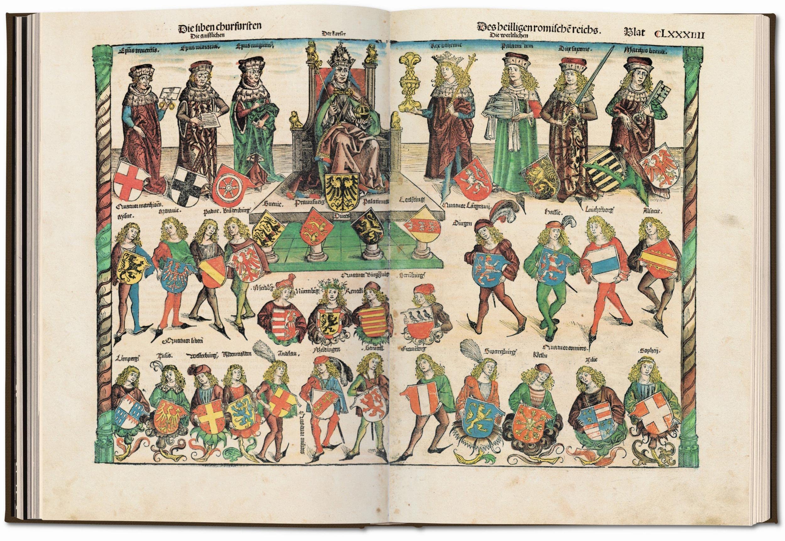 Schedel. Weltchronik - 1493. Kolorierte Gesamtausgabe: Kolorierte Gesamtausgabe. Begleitheft: Das Buch der Chroniken