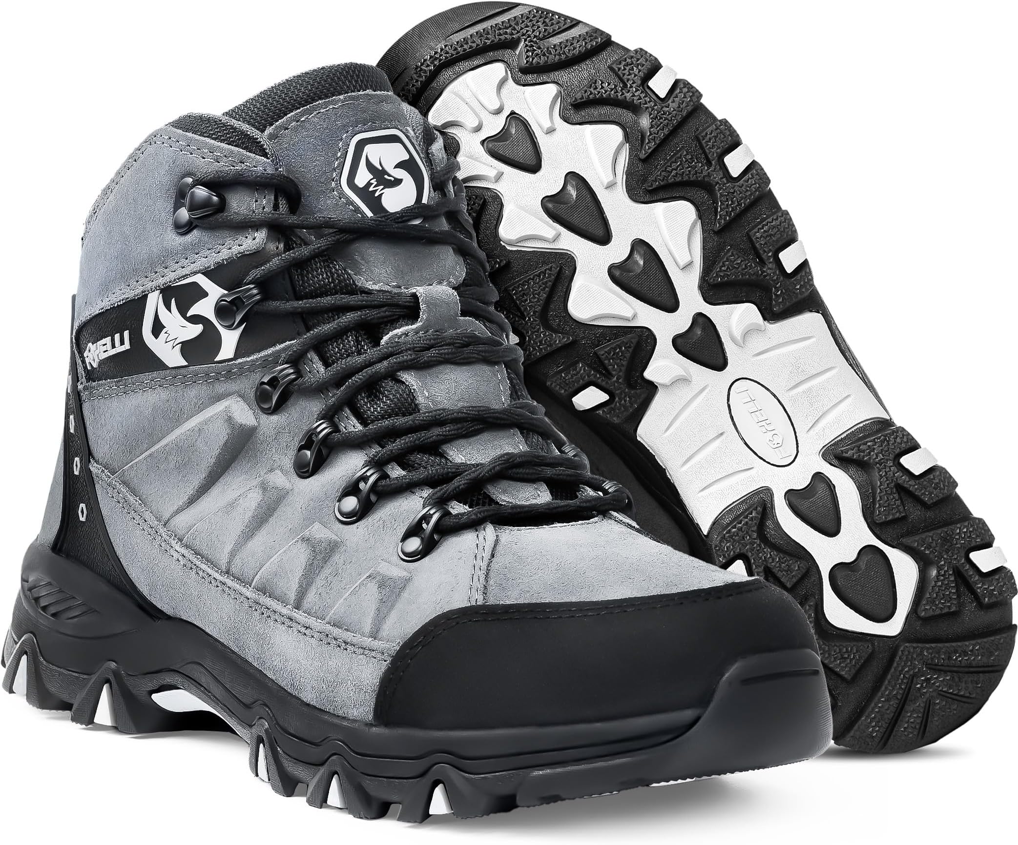 Menââ‚¬â„¢s Hiking Boots ââ‚¬â€œ Waterproof Suede Leather Hiking Boots for Men, Breathable, Comfortable & Lightweight Hiking Shoes