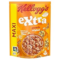 Kellogg’s Cereali Extra | Gusto Classico | Granola con Avena Croccante | Maxi Confezione Singola da 800g (1 x 800g)