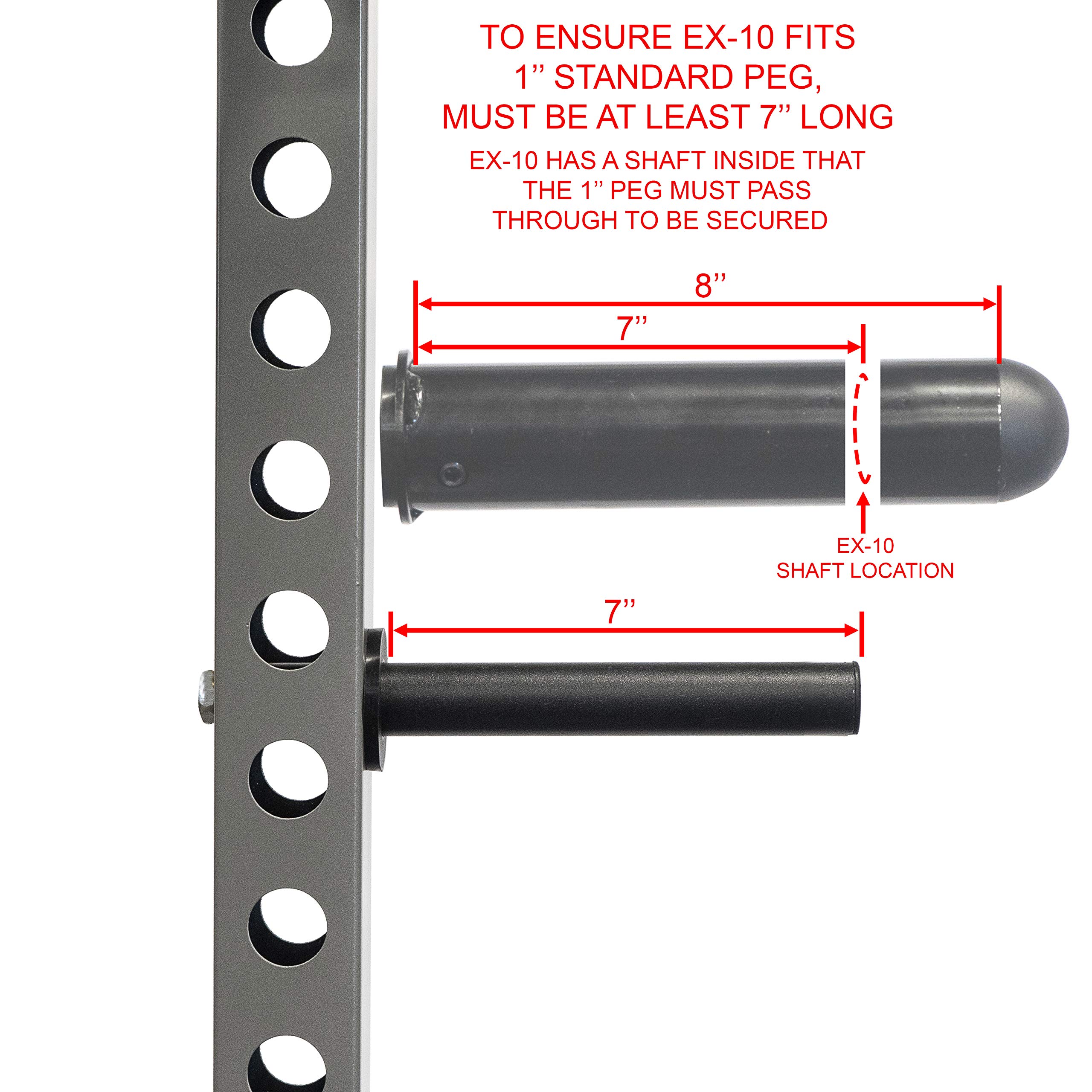 Valor Fitness EX10 Olympic Adapter Sleeve Converts 1" Standard