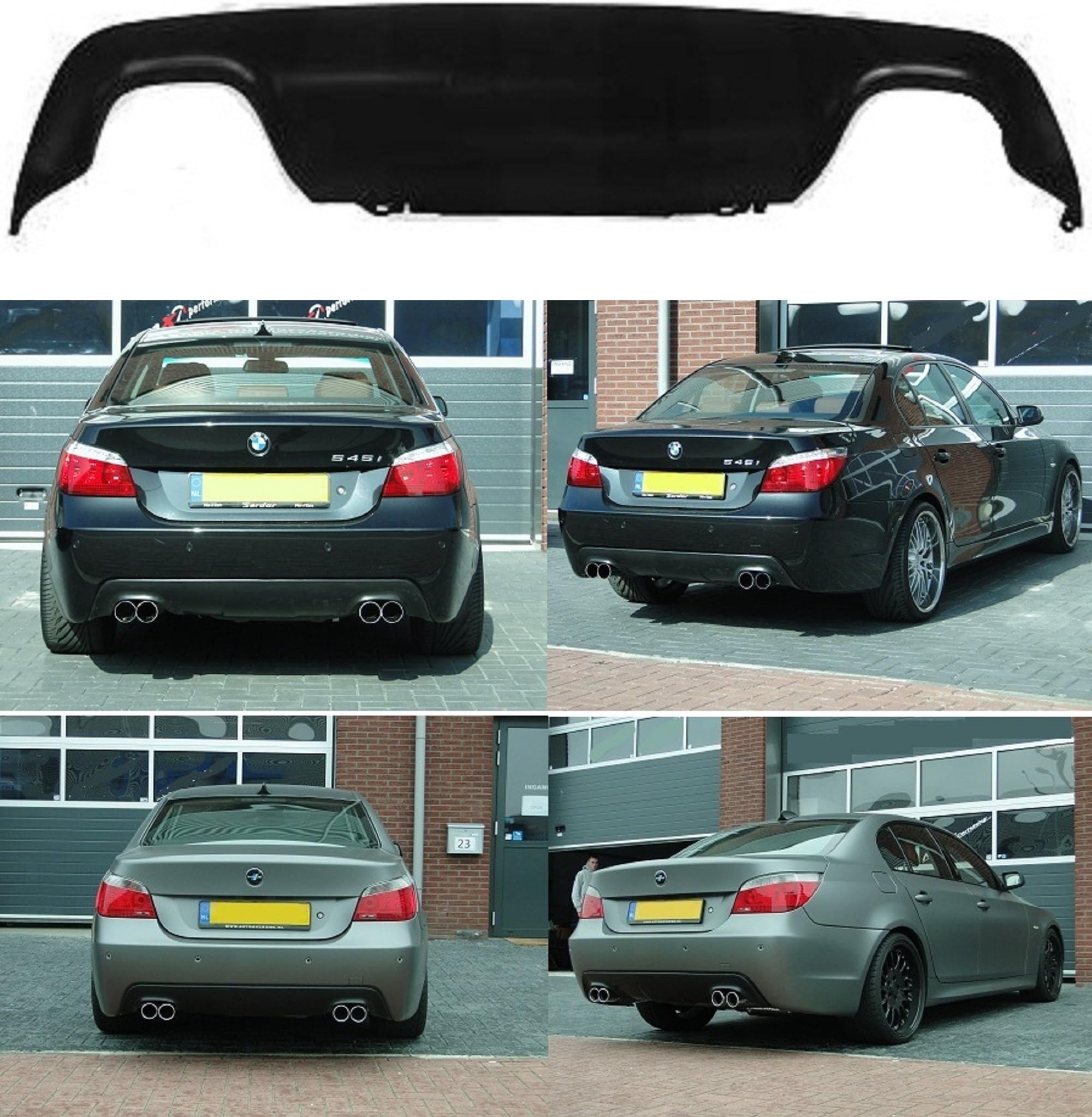 Diffuser rear bumper-skirt 03-10 Limousine/Touring