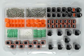 DEUTSCH 230 PCS DT 2 & amp؛ 4 طقم موصل برمادي دبابيس صلب مغلق اتصالات براميل صنع في الولايات المتحدة الأمريكية