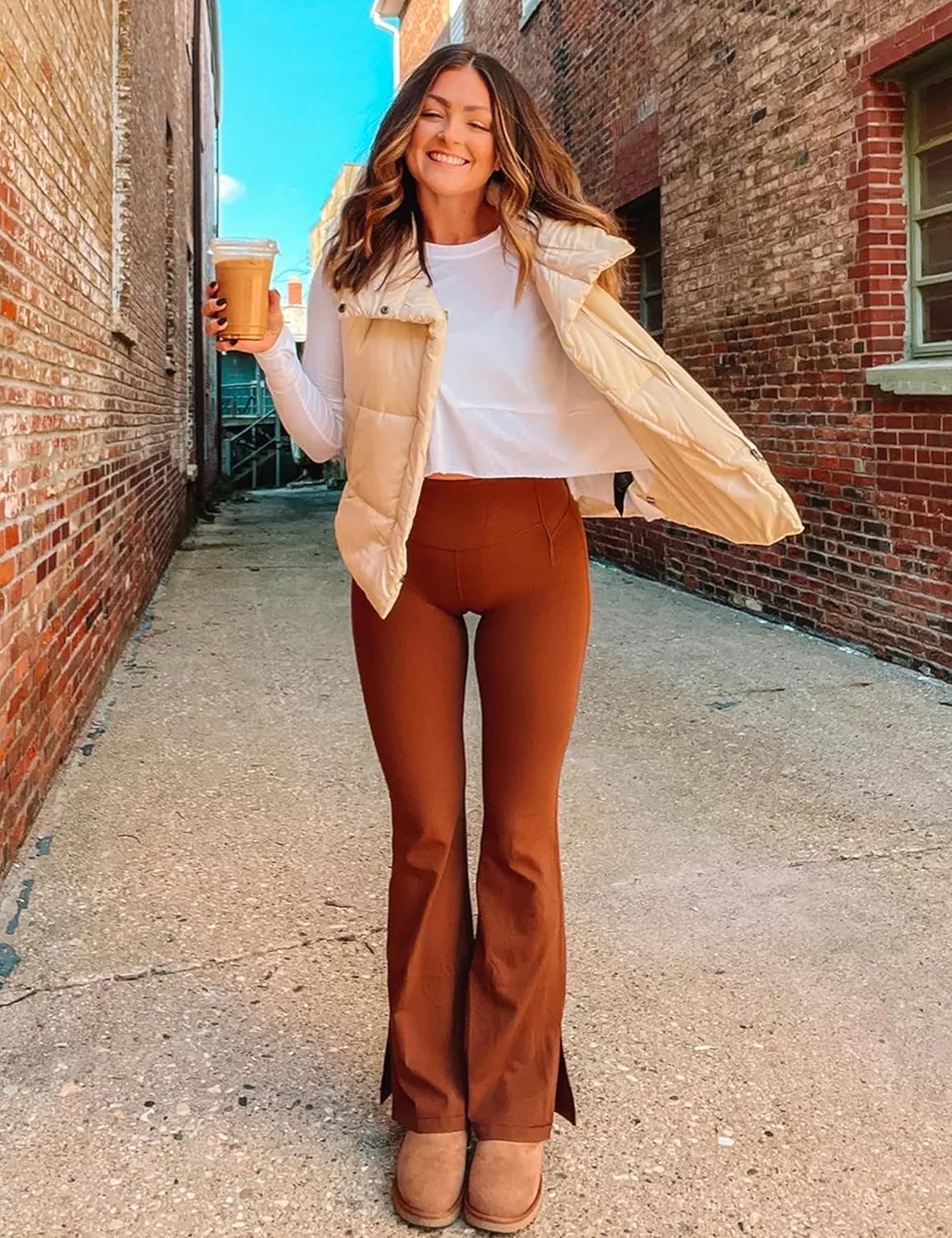 Himosyber Womens Puffer Vest Sleeveless Casual Loose Winter Warm Lightweight Stand Collar Down Jacket Coats - Image 6