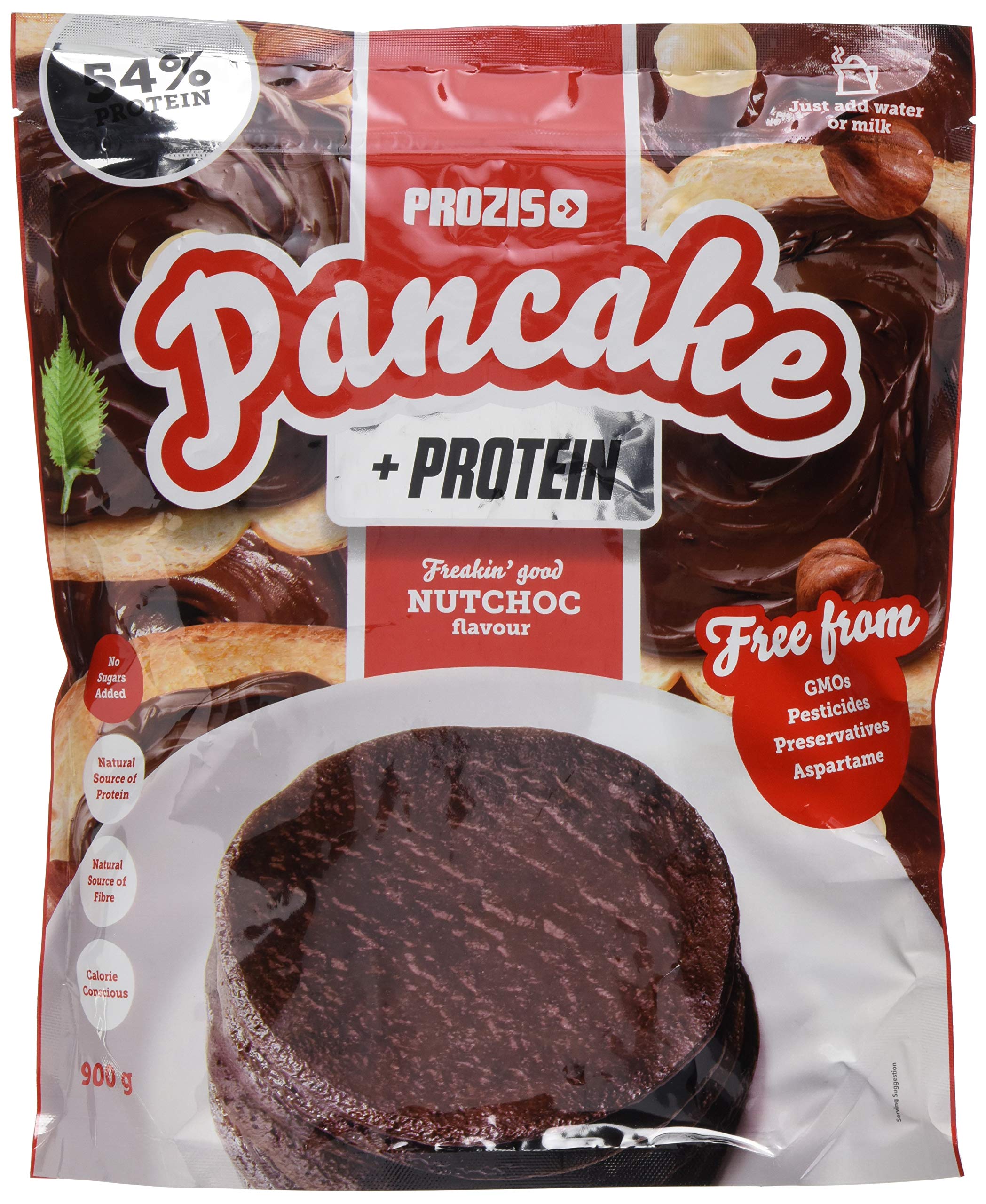 Prozis Pancake + Protein, Pancake di Avena con Proteina, 900 g, NutChoc