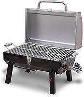 Vista 2 de Charbroil 1-Burner Portable Gas Grill, Stainless Steel - 465640214