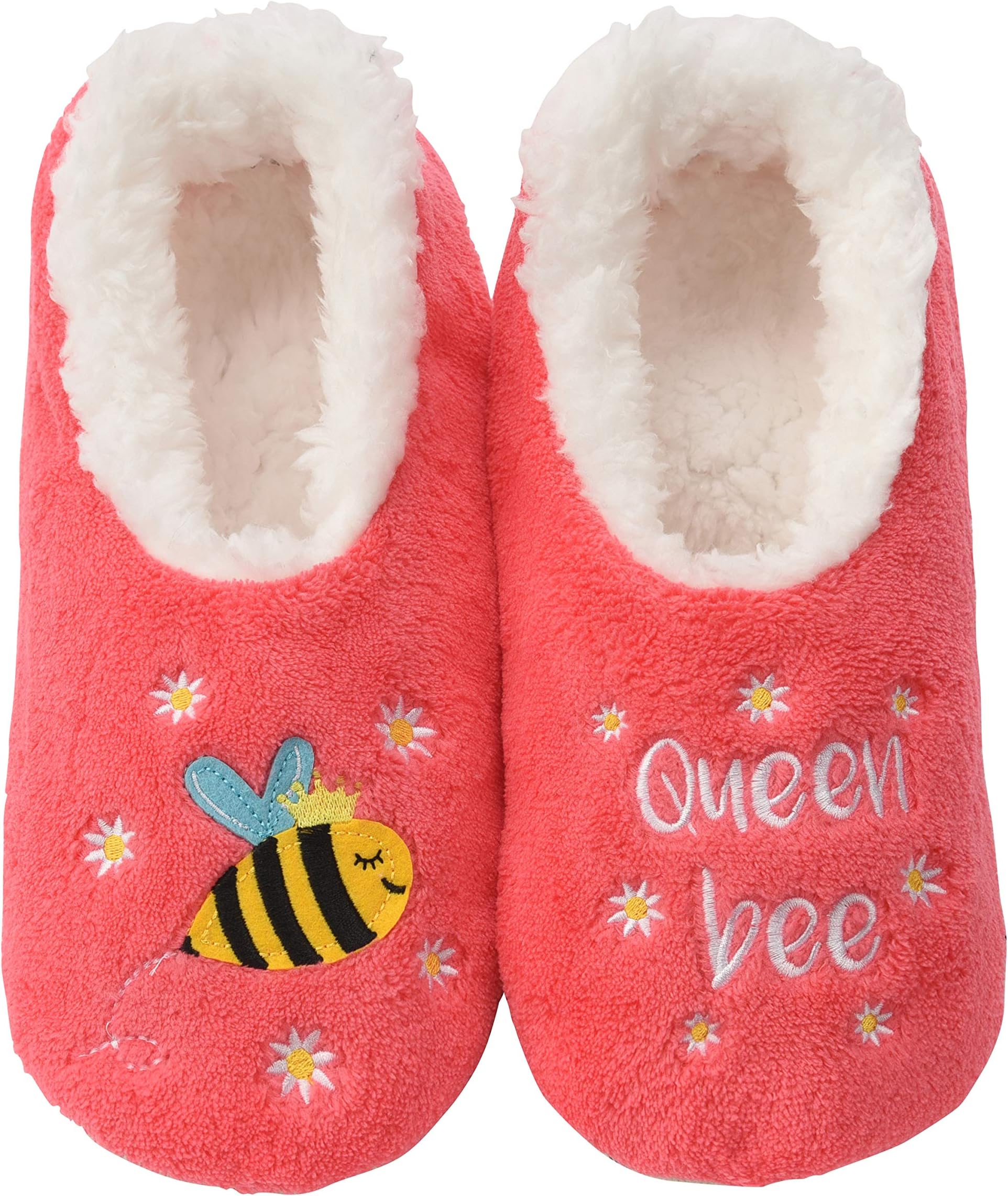 Snoozies Animal Slipper Socks for Women, Funny Animal and Fuzzy Slippers Soft Non-Slip with Sherpa Lining, Cute Slippers