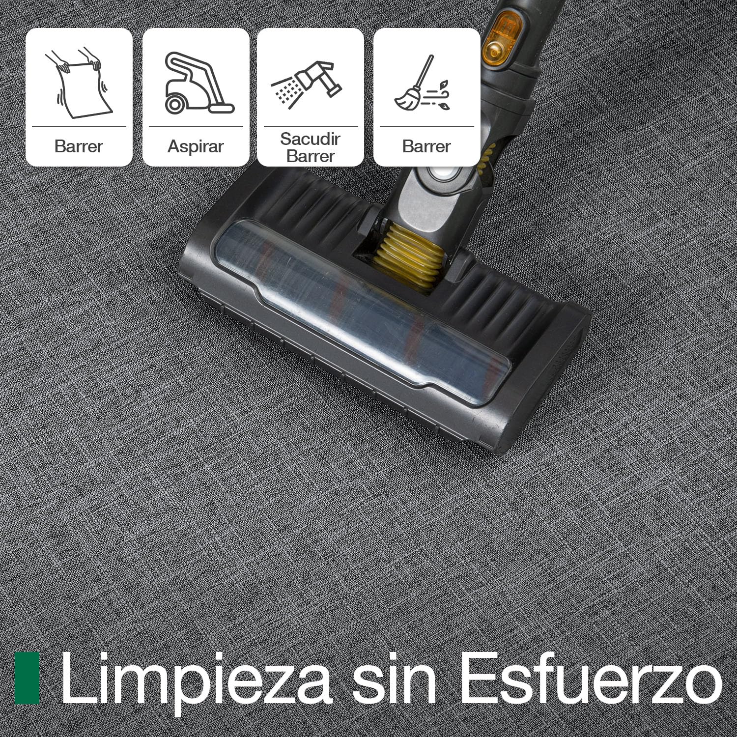 LUMI Felpudo Ultrafino para Entrada, Bajo Perfil con Respaldo de Goma Antideslizante, Fácil de Limpiar, para Casa Interior, Patio, Gris Oscuro, 120x180 cm