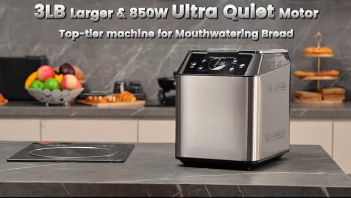 新品 未使用 未開封 Bread Maker Machine 500W 1.5斤 Amazon.com