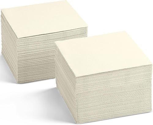 Miniatura 1 de Servilletas de cóctel desechables con tacto de lino, paquete de 200 servilletas de papel AMETHYST de 5 x 5 pulgadas para bar, restaurante y