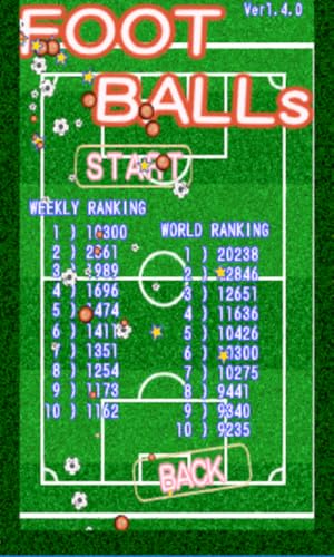 Foot Balls [connect three or more of the same kind]