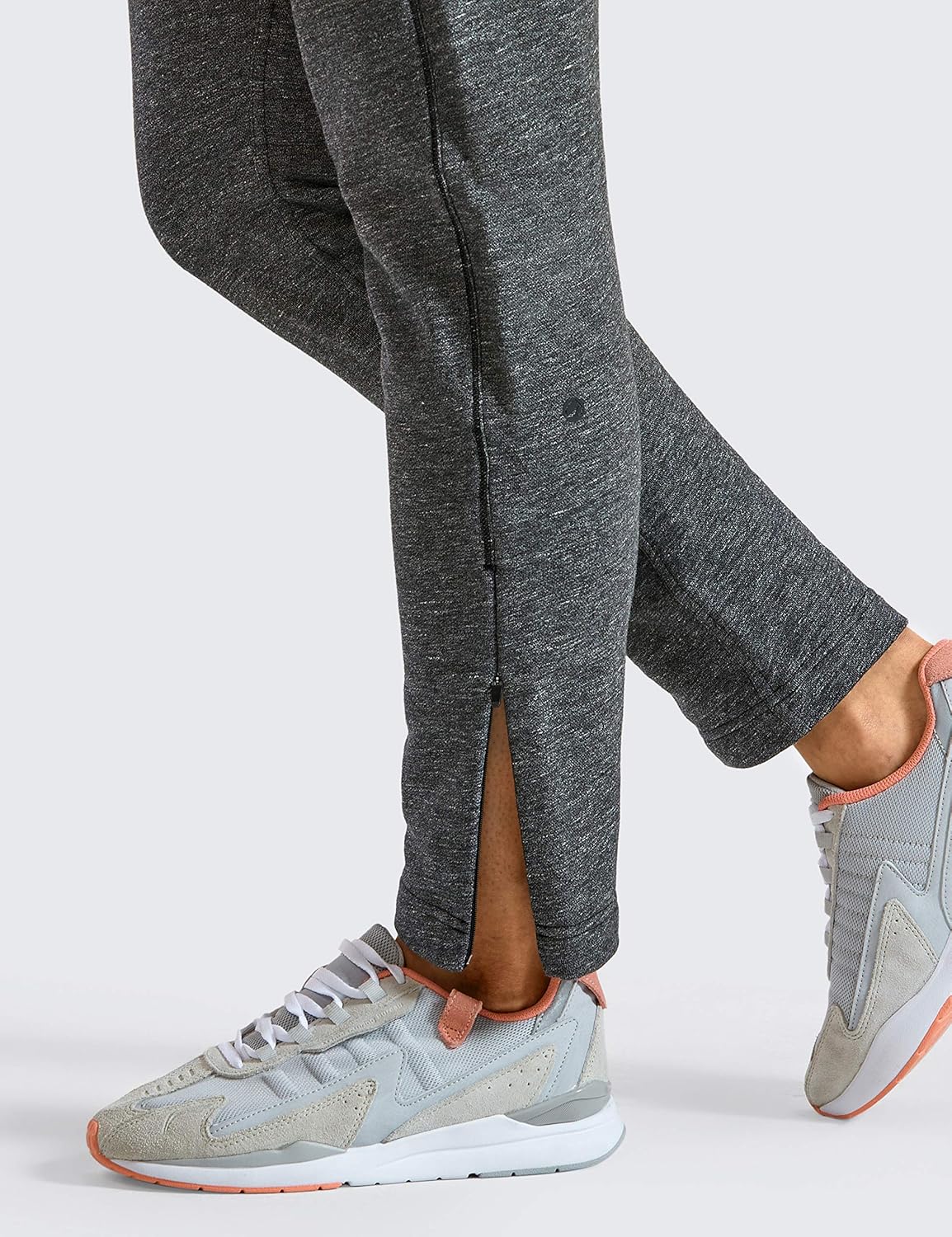 Womens track pants with zipper legs Clearance