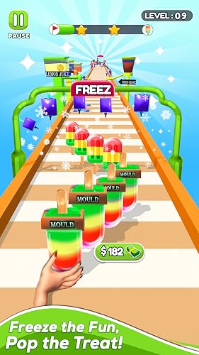 Rainbow Popsicle Stack Run: Ice Cream Rush – vue 6