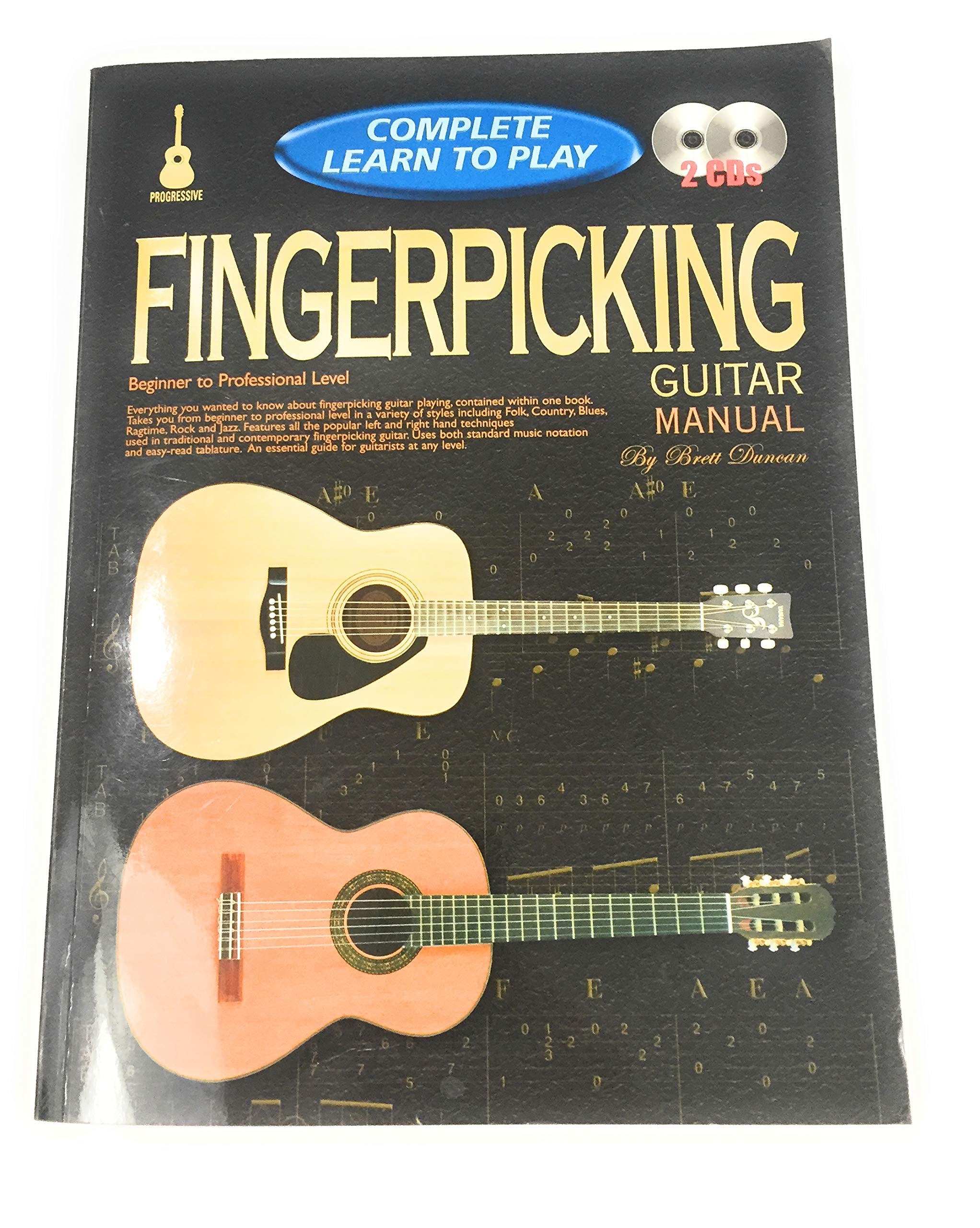 Progressive Complete LTP Fingerpicking Guitar. Includes Audio Online: Manual