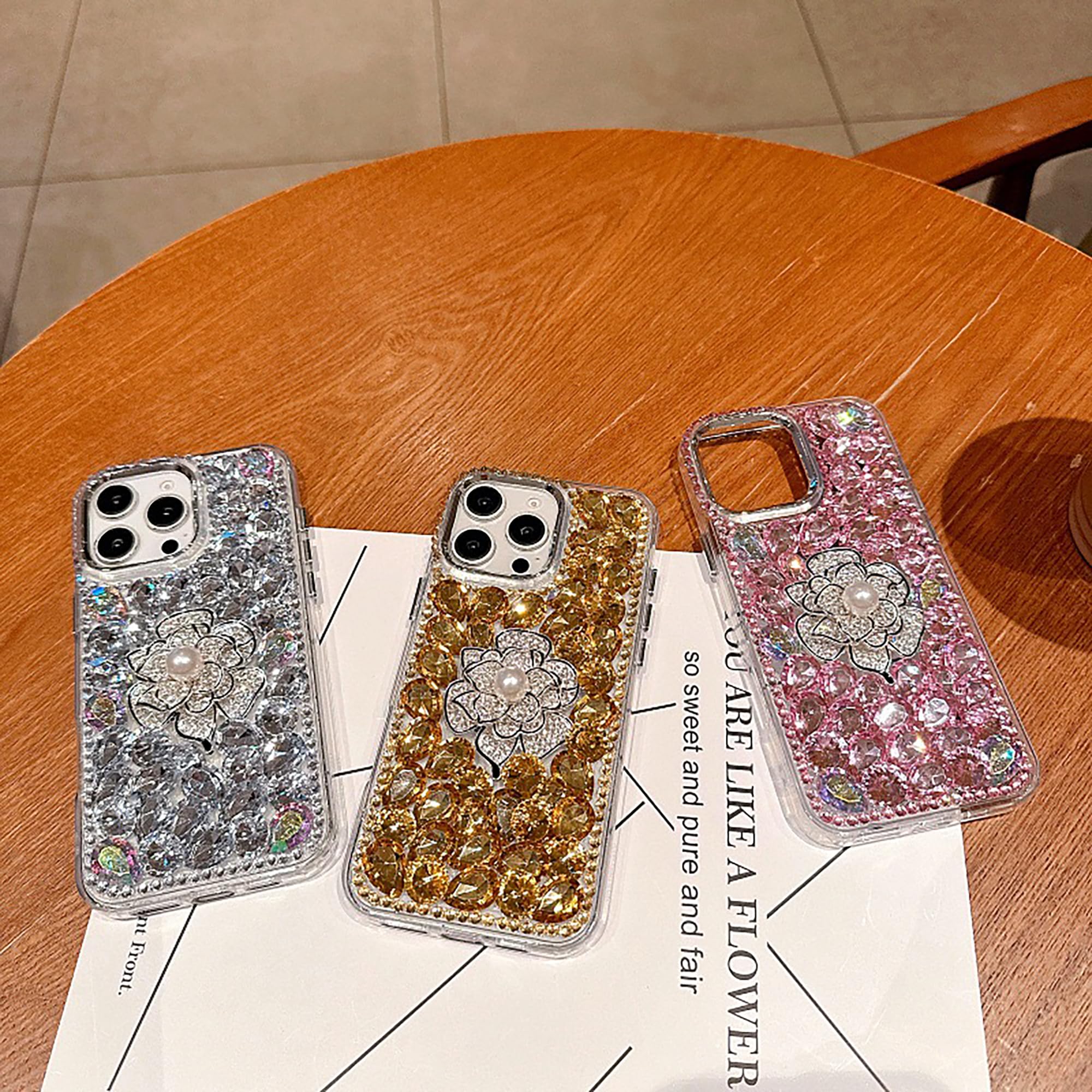 Amazon.com: iFiLOVE for iPhone 14 Pro Max Case Bling Diamond Flower, Cute Luxury Sparkle Glitter Crystal Rhinestone Shockproof Plating Phone Case Cover for Girls Women (Gold) : Cell Phones & Accessories Amazon.com: iFiLOVE for iPhone 14 Pro Max Case Bling Diamond Flower, Cute Luxury Sparkle Glitter Crystal Rhinestone Shockproof Plating Phone Case Cover for Girls Women (Gold) : Cell Phones & Accessories
