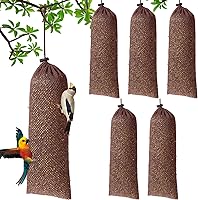 Vista 8 de Weewooday 6 Piezas Alimentador de Calcetín para Pinzón Calcetines de Cardo Alimentador de Pájaros Saco Instantáneo de Semillas para Colgar al Aire
