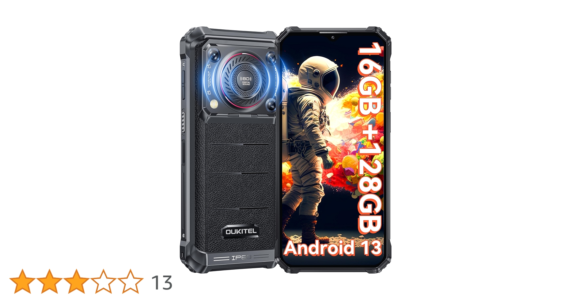タフネススマホ　OUKITEL WP36 本体 16GB 超大音量！！ Amazon | OUKITEL WP36 タフネススマホ simフリー 16GB RAM