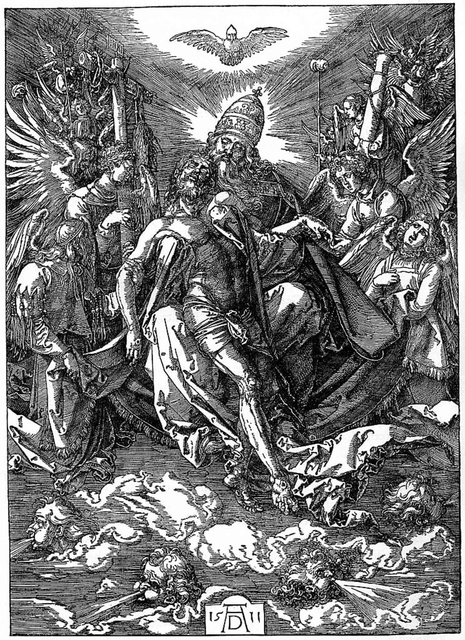 SERENDIPITP Aesthetic Poster Photo Wall Print Retro Picture the Holy by Albrecht Dürer Modern Wall Artwork for Home Decor 60x90cm