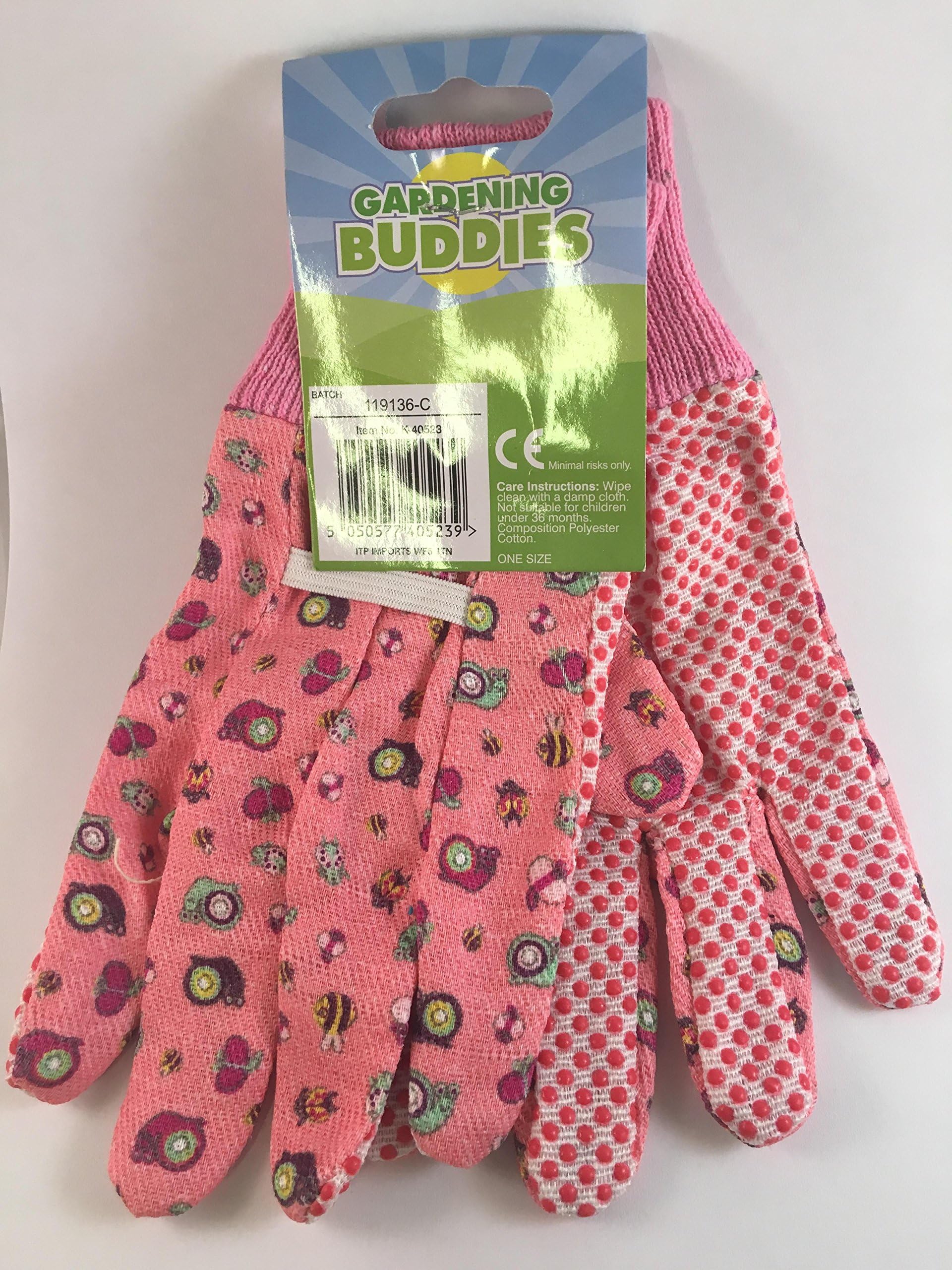 Childrens' Gardening Gloves (Pink)