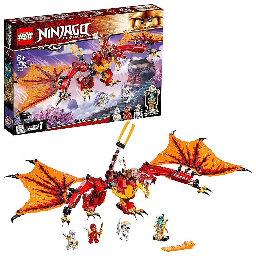 ちょびんページ Fire Dragon Attack 71753 | NINJAGO® | Buy online at the
