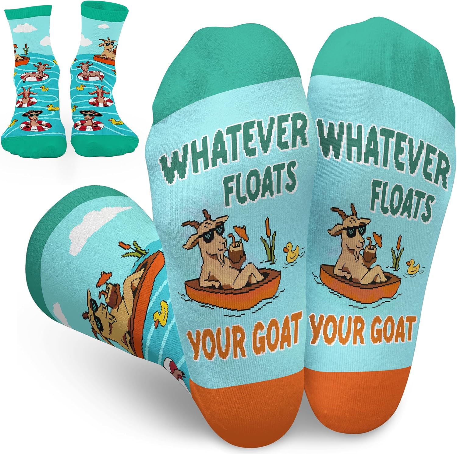Calcetines de animales Navidad Sloth Capybara Llama
