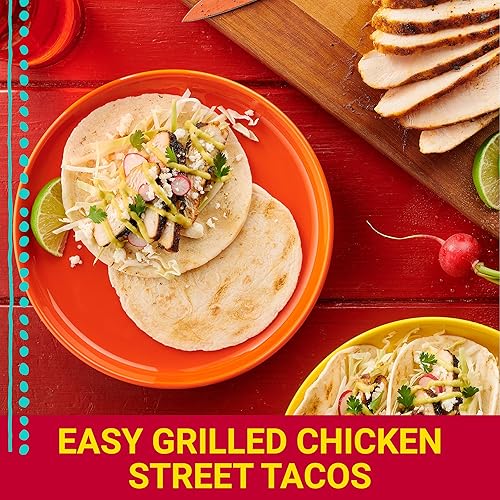 Miniatura 6 de Old El Paso Mezcla de condimentos para tacos de pollo, preparación de comidas, especias y condimentos, paquete de 0.85 onzas (paquete de 32)