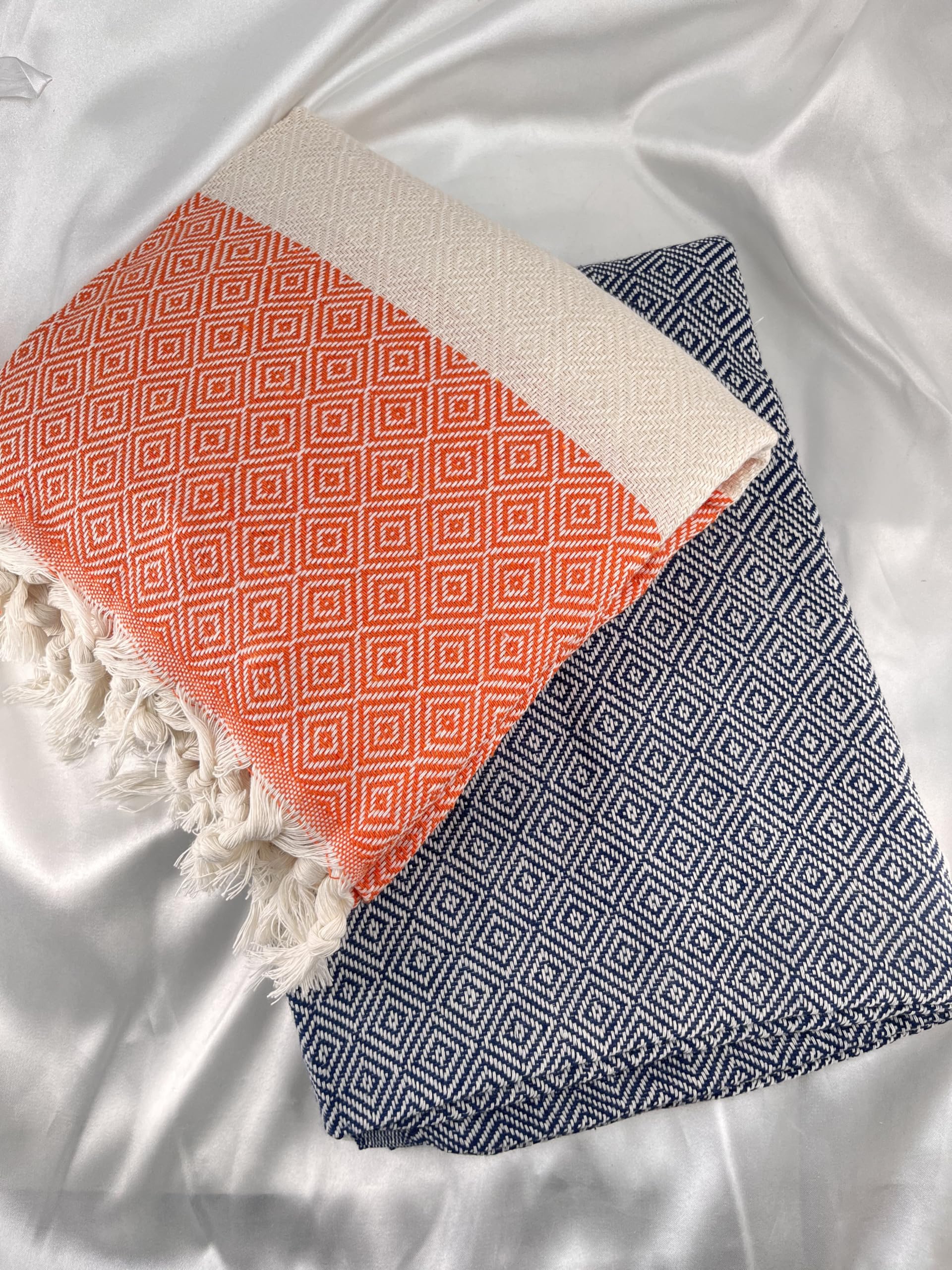 Turkish Peshtemal Towel Set Of 2 - 100% Cotton, Fast Drying - View #9