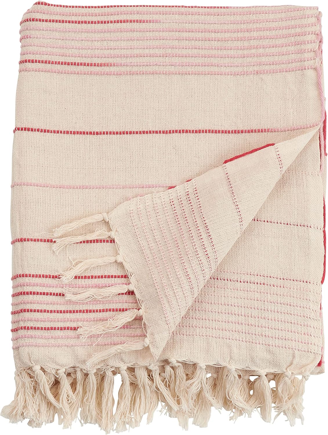 SARO LIFESTYLE Striped Design Throw Blanket