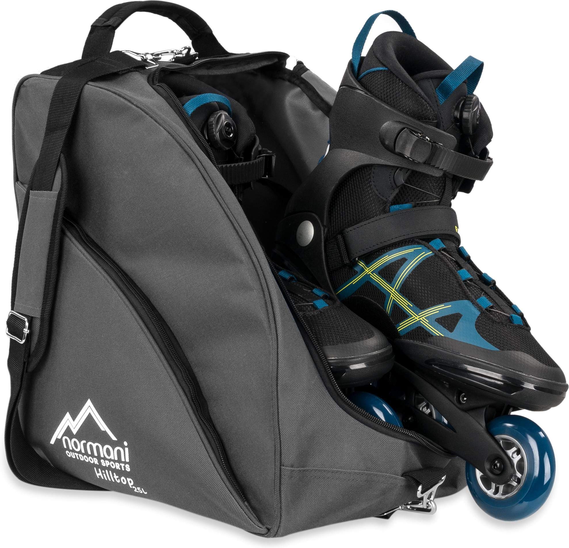 normani Inlinertasche Skatertasche Rollschuhtasche Skatertasche Hockeytasche Tragetasche mit praktischen Fächern 45 Liter