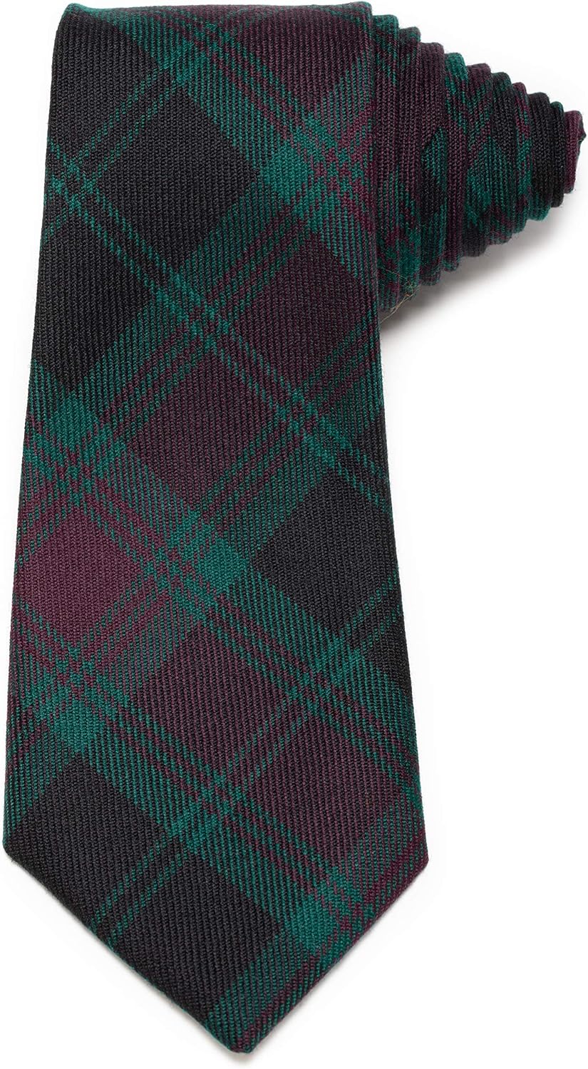 Irish County Carlow Plaid Necktie Tartan Ties for Men