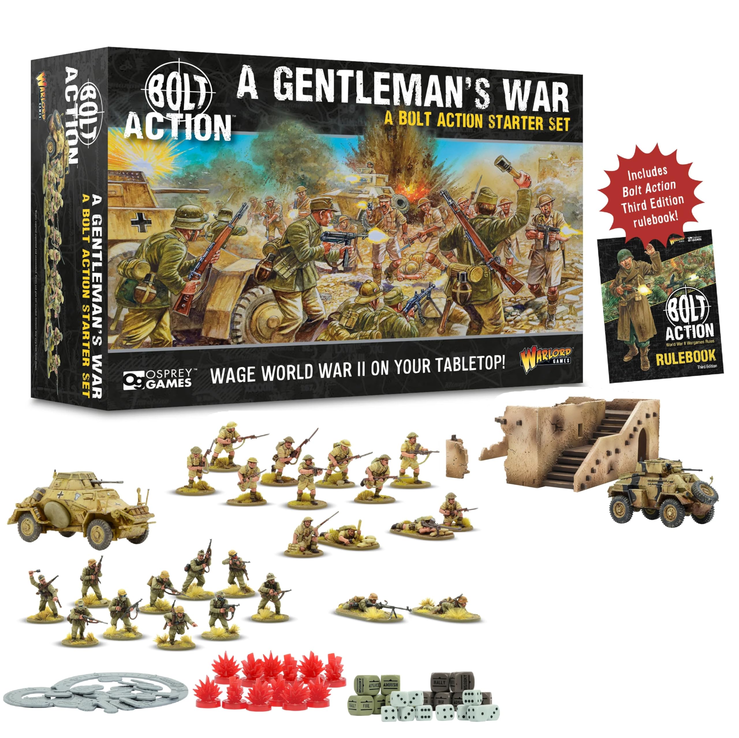 UNBOXNG BOLT ACTON A GENTLEMAN'S WAR - Starter Set From Warlord Games