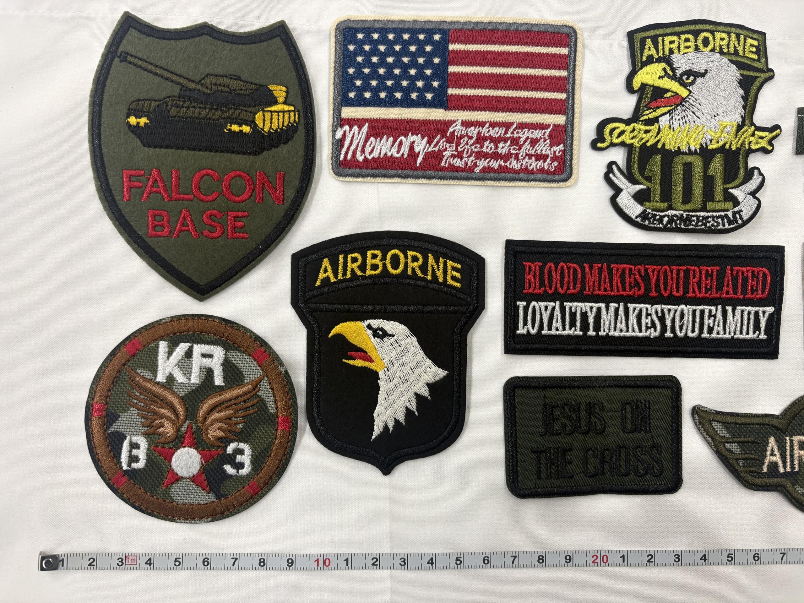 Amazon.co.jp: 厳選 US アーミー ARMY 軍物 NEWアイロンワッペン 10枚