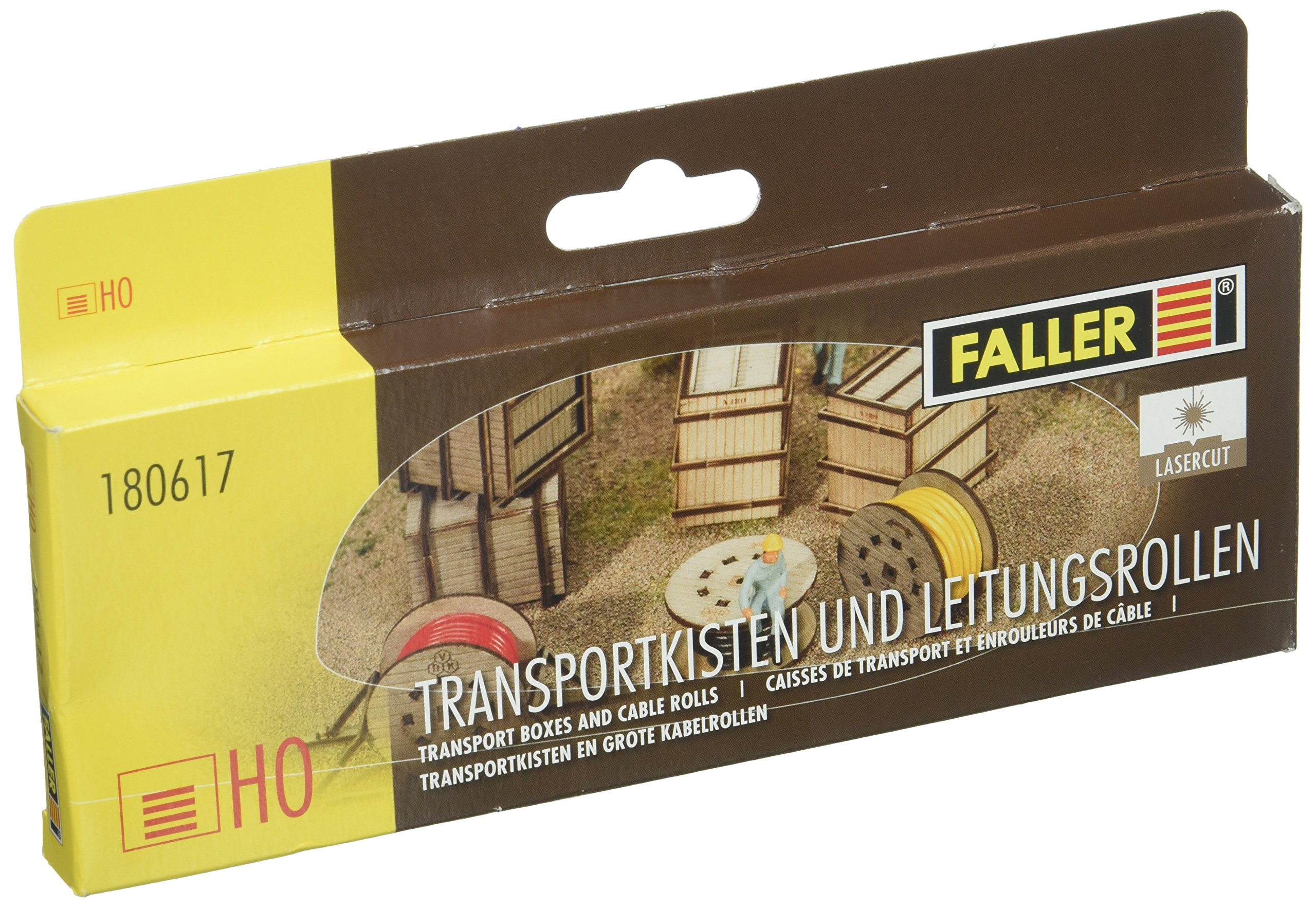 Faller H0 FA TRANSPORTKISTEN UND LEITUNGSROLLEN