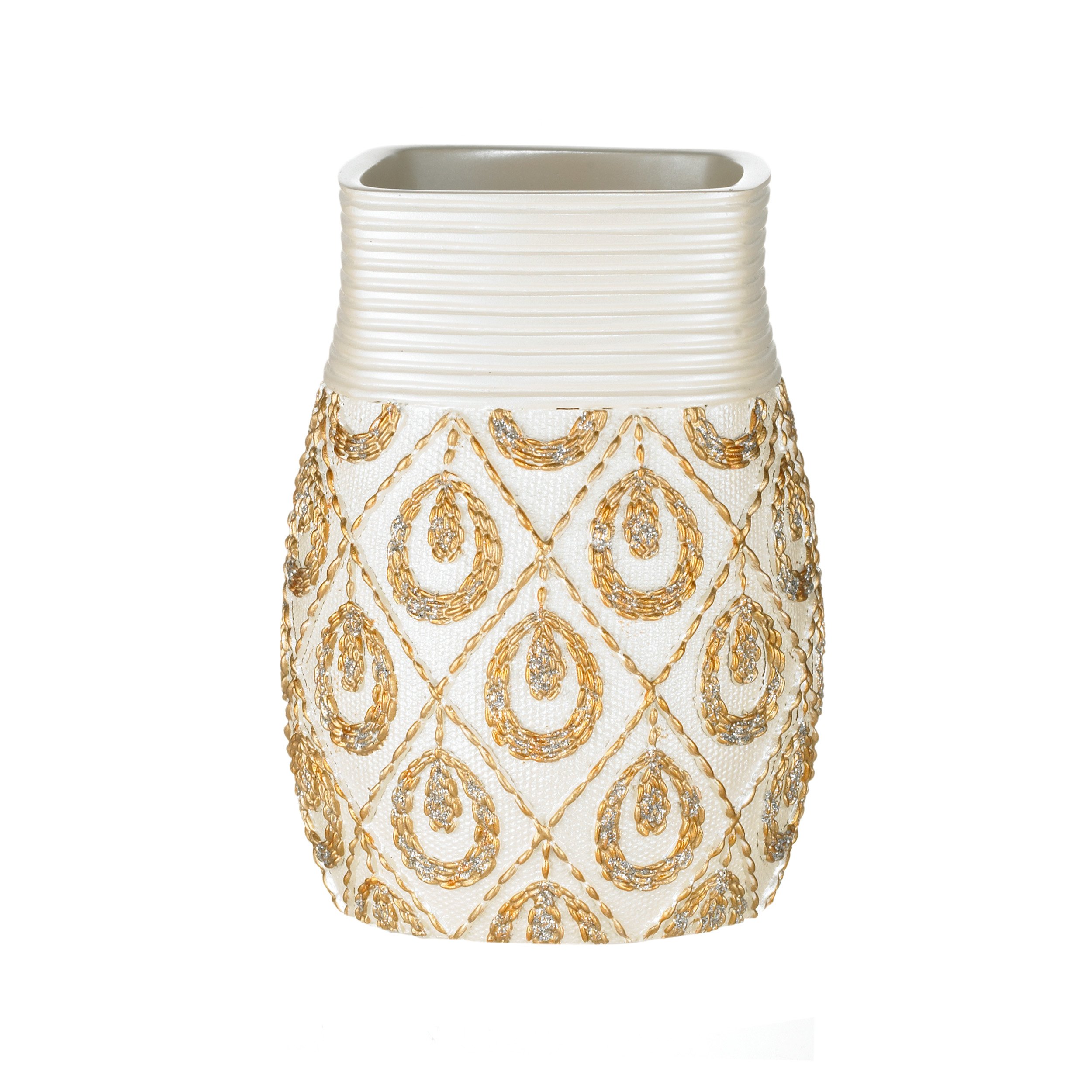 Popular Bath Tumbler, Seraphina Collection, Ivory