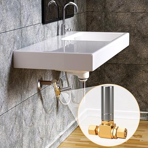 Miniatura 6 de SUNGATOR Martillo de agua de 38 pulgadas, 38 pulgadas macho Comp. × 38 pulgadas hembra Comp. Tee de acero inoxidable para lavavajillas, inodoro,