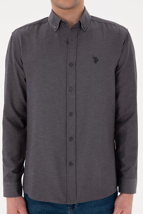 U.S. Polo Assn. Erkek Beyaz Gömlek Basic 50296777-VR013