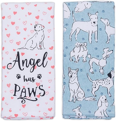 Miniatura 9 de FRENCH BREAD Juego de 2 toallas de cocina para uso diario, diseño de doble cara, altamente suaves y absorbentes, 100% algodón, sin pelusas,