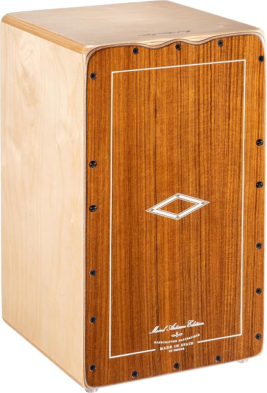 Meinl Artisan String Cajon with Mongoy Frontplate / Baltic Birch Body - MADE IN SPAIN - Bulería Line, 2-YEAR WARRANTY (AEBLMY)