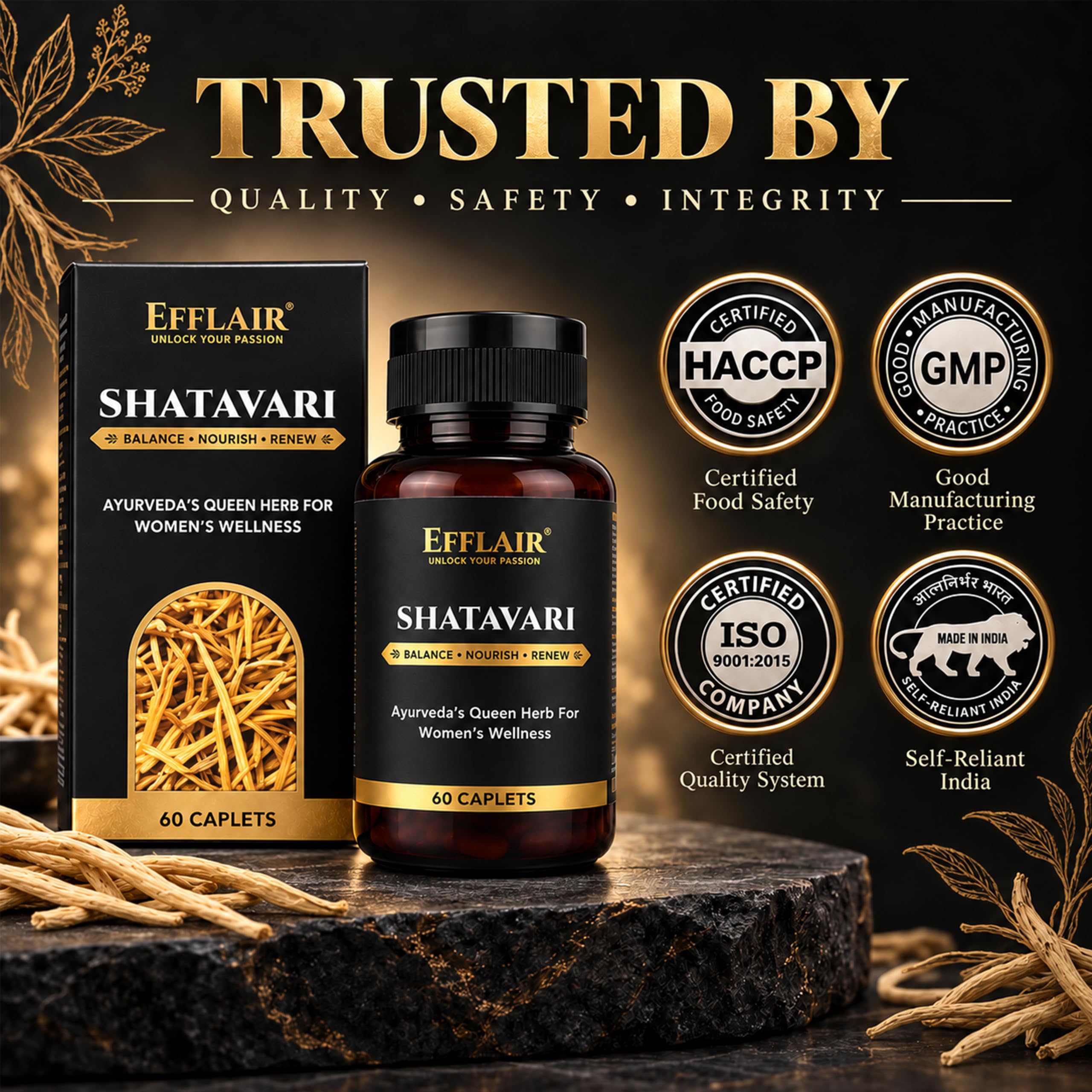 Shatavari 600 mg 60 Caplets For Hormonal Balance & Lactation — Amazon image 6