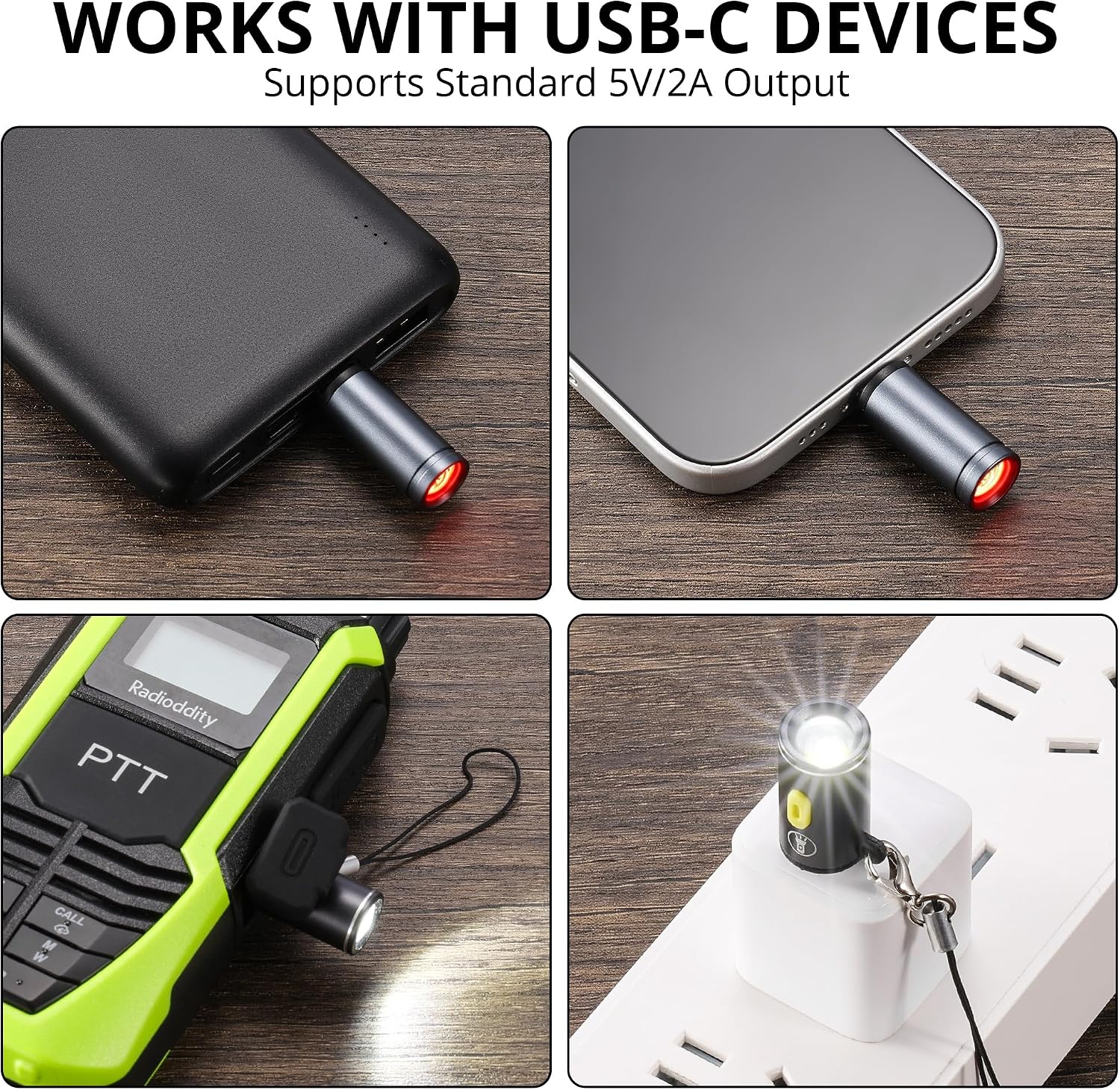 Radioddity Portable Light & Flameless Ignition Kit Plug-and-Play USB-C Tool image 3