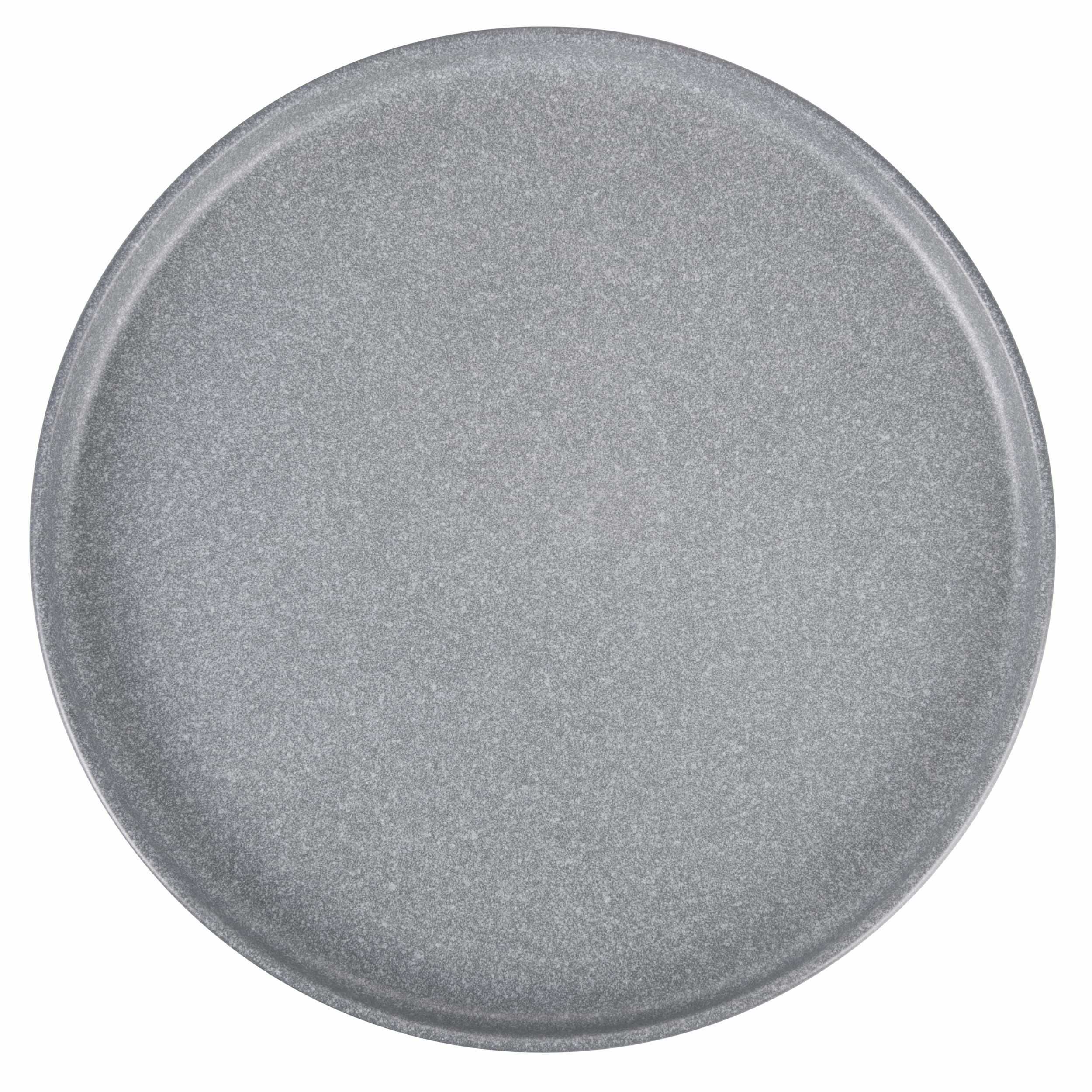 Image secondaire de Lot de 6 assiettes plates Berlin en grès effet pierre