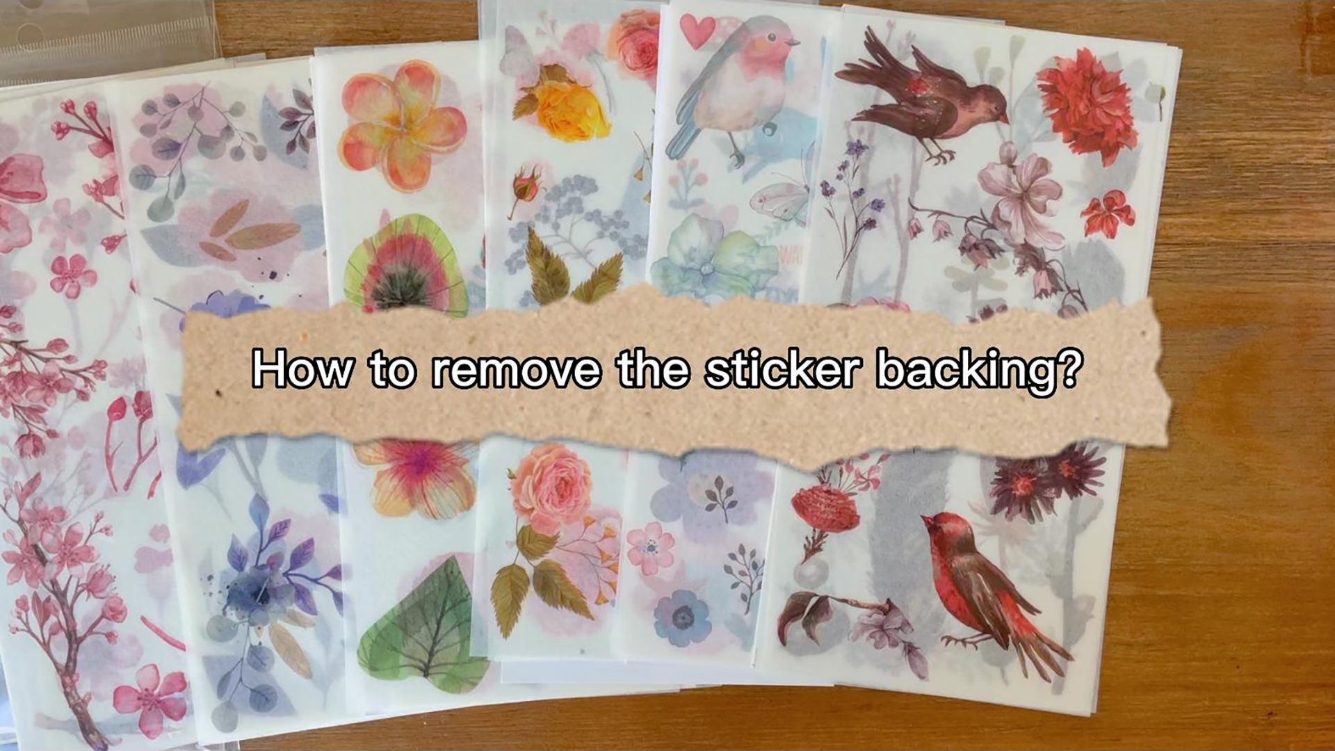 Watch How to remove the sticker backing? on Amazon Live